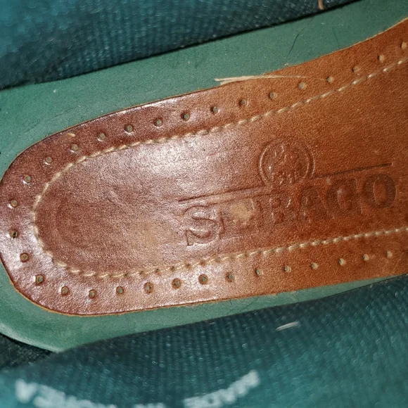 Sebago Brown Leather Moc-Toe Hiking Ankle Boots Women's Size 6.5M, Vibram Soles - Picture 8 of 8